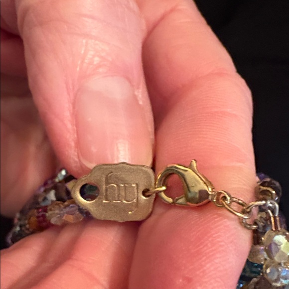 Holly Yashi Multicolor Beaded Necklace - Multi Sparkling Layers - Picture 3 of 3